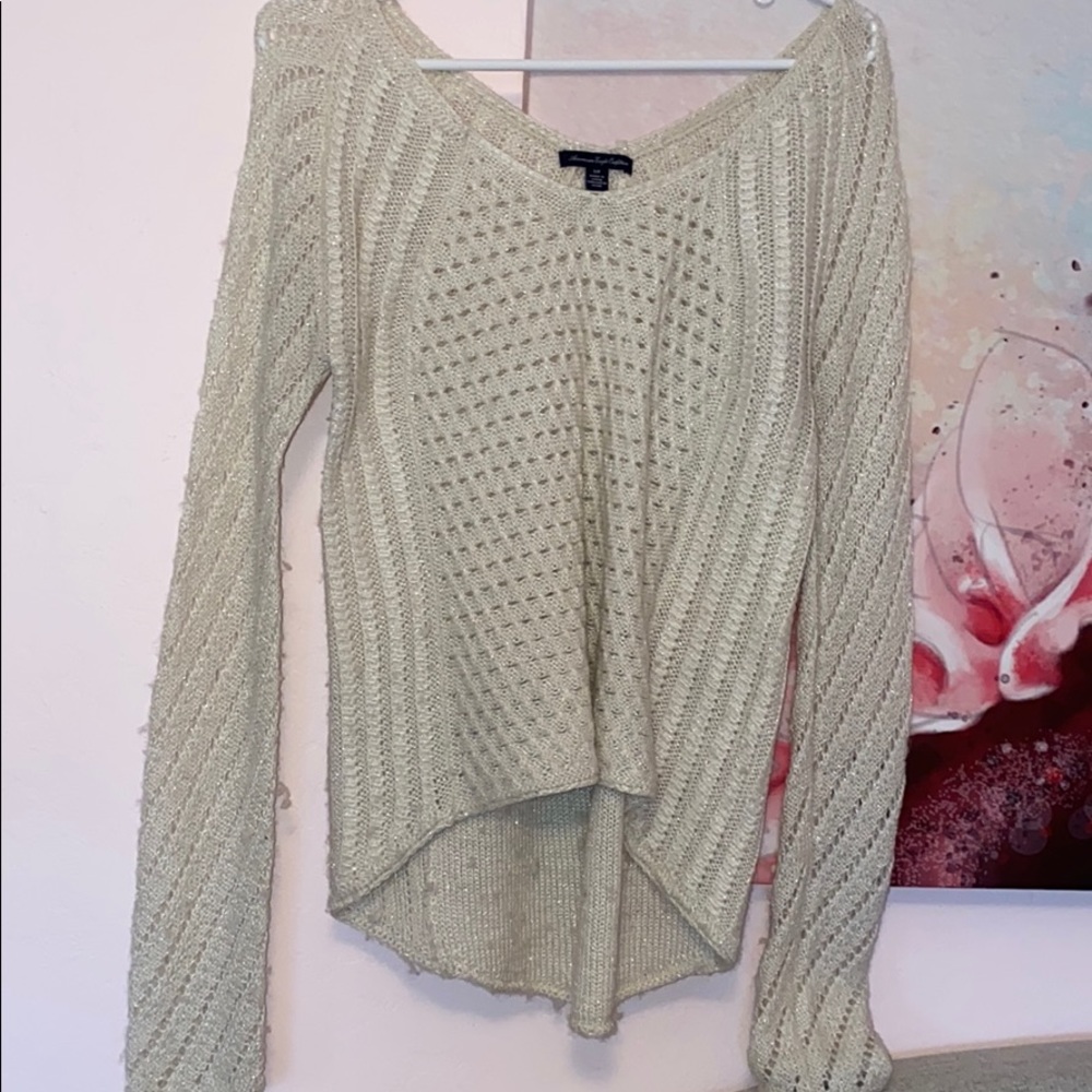 American Eagle off-white sweater